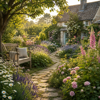 COTTAGE GARDEN FOR DEEP RELAXATION