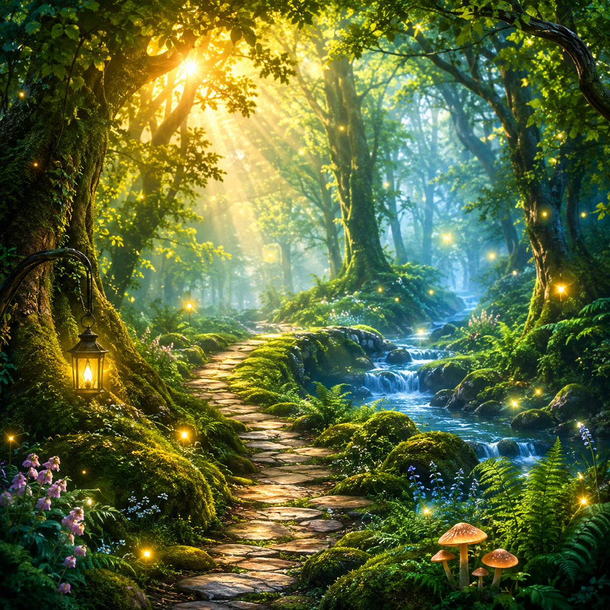 ENCHANTED FOREST FOR DEEP RELAXATION